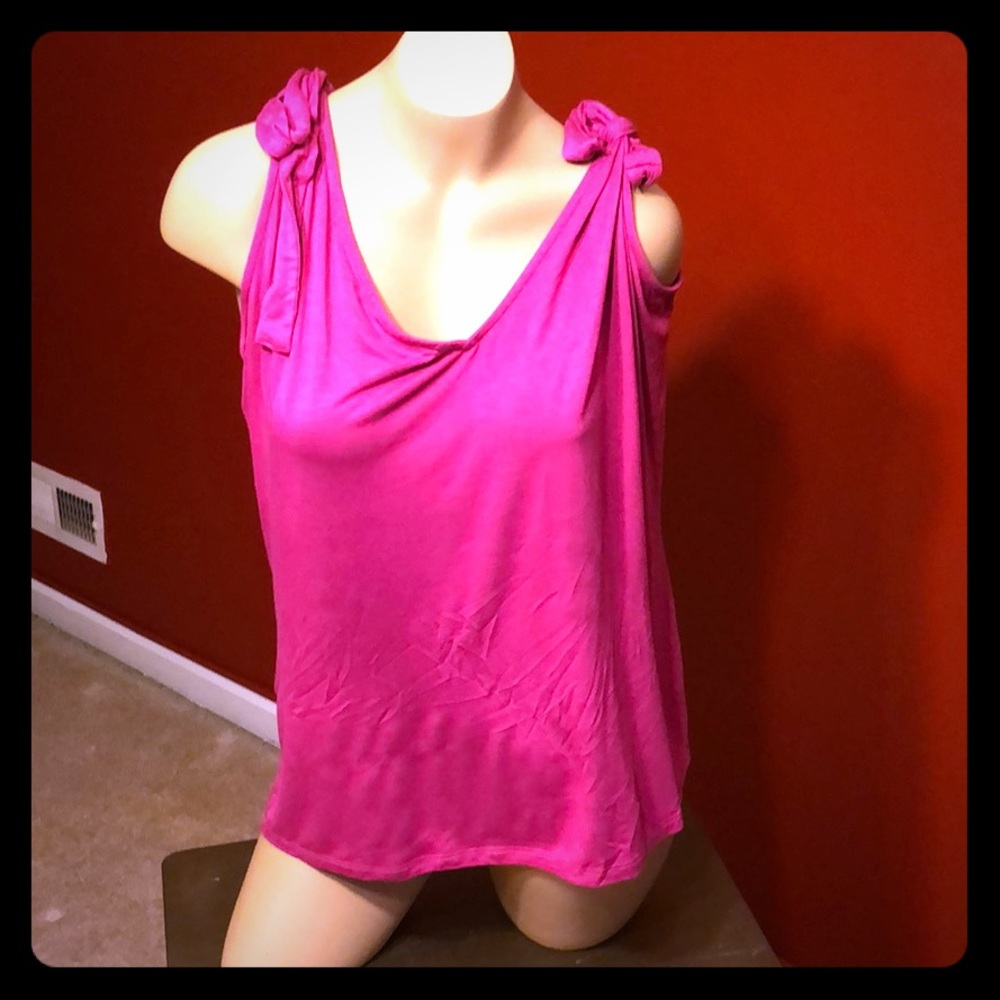 Women pink top